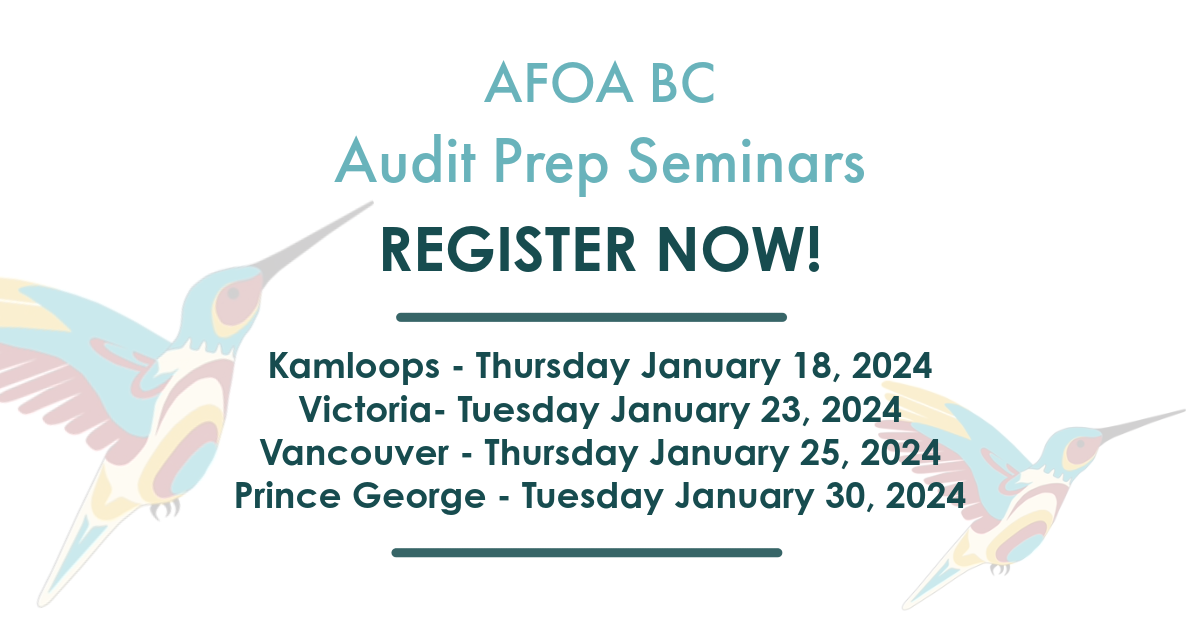 AFOA BC Audit Prep Seminars AFOABC